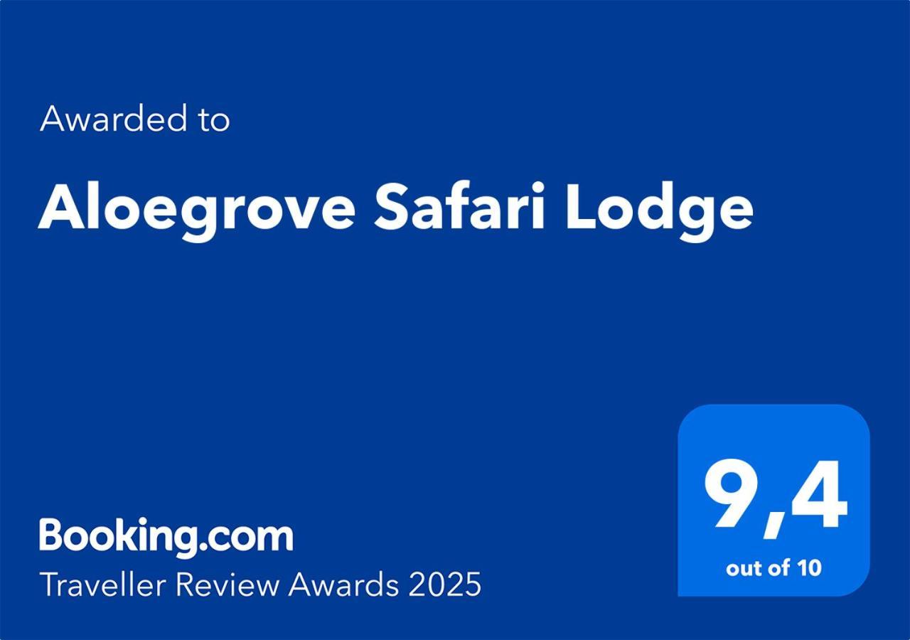 Aloegrove Safari Lodge Otjiwarongo Exterior foto